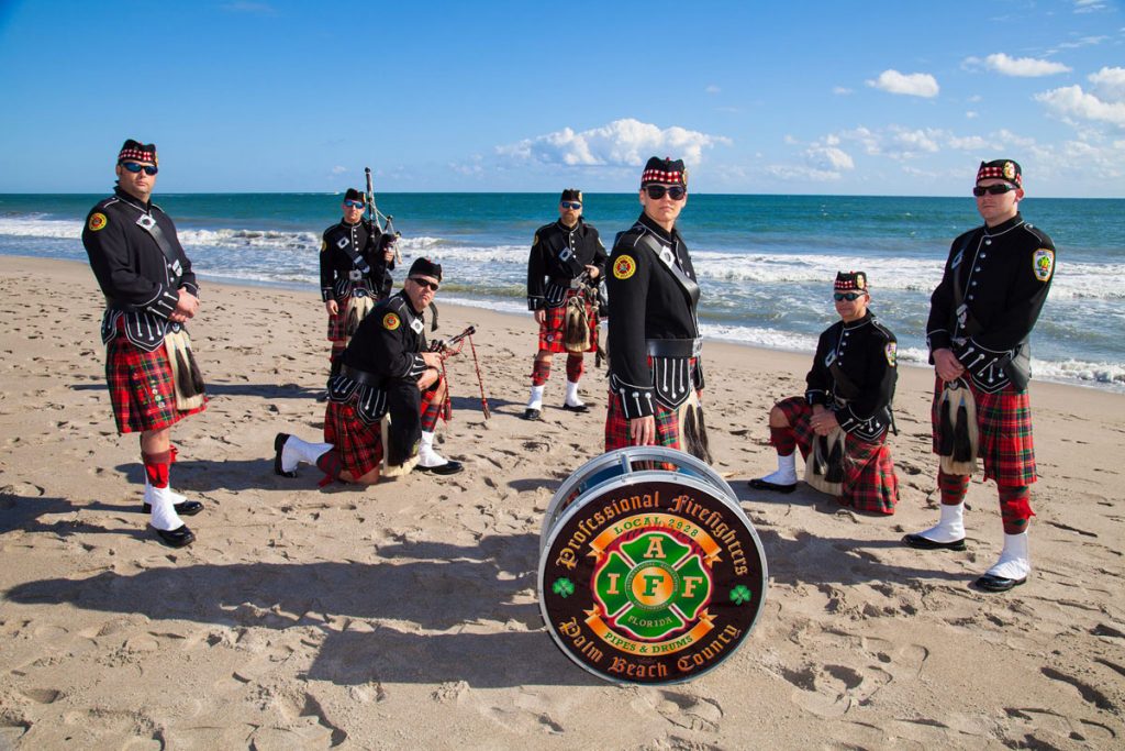 PBC Firefighters Pipes and Drums