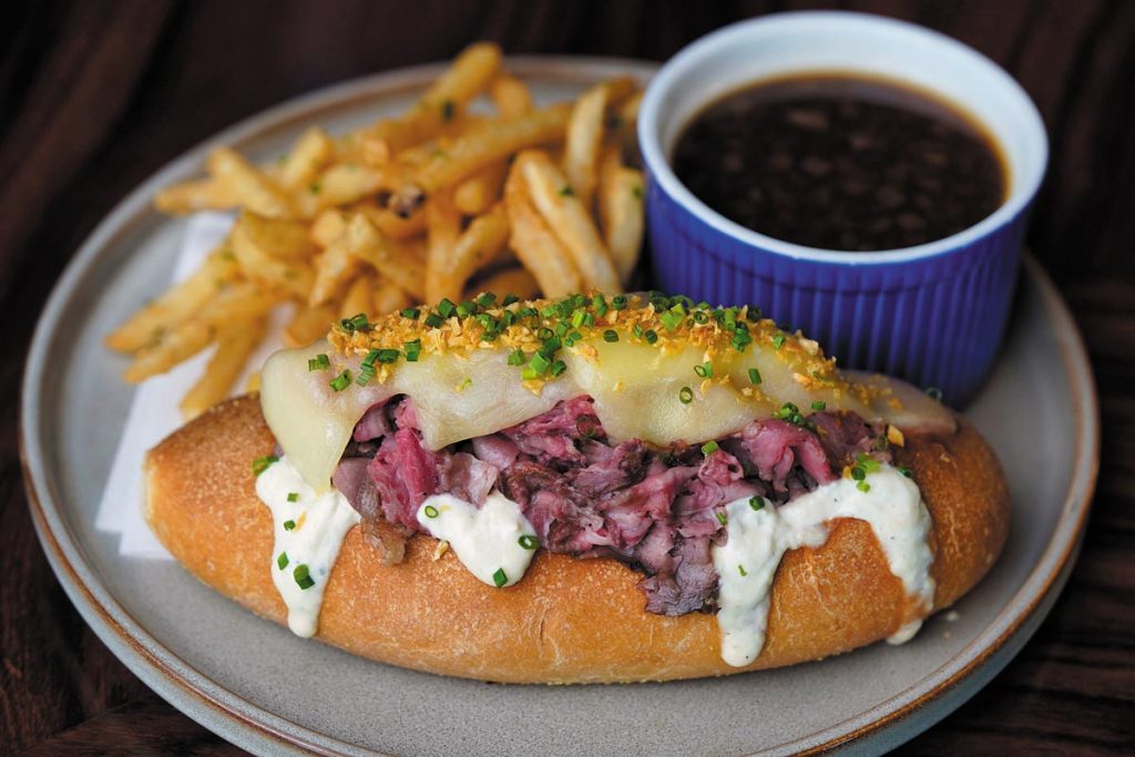 The French Dip sandwich. Photo by Michael Albanese