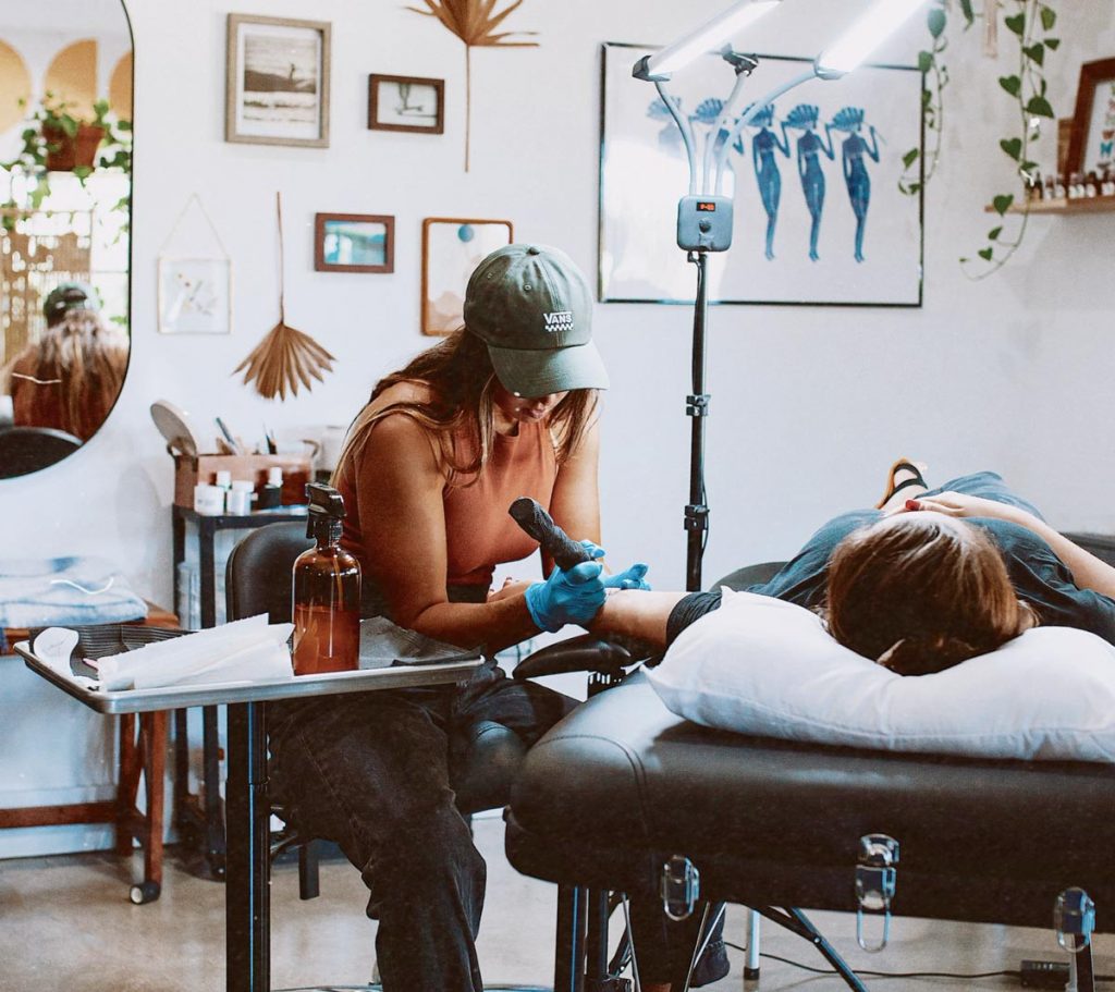 Kelly Hagen of Thirdeye Studio was voted Best Tattoo Artist in Jupiter. Photo by Kelly Hagen