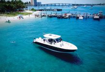 Aboard the Pursuit S 328 The Pursuit S 328. Photo by George LaBonte