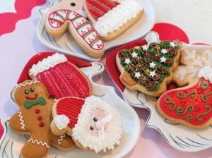 Cookies from Southern Belle’s Cakery are ready to serve to Santa. Photo by Jerry Rabinowitz