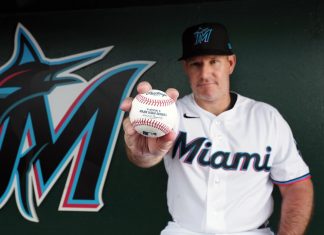 Meet Miami Marlins Manager Clayton McCullough Clayton McCullough. Photo by Paul Piasecki