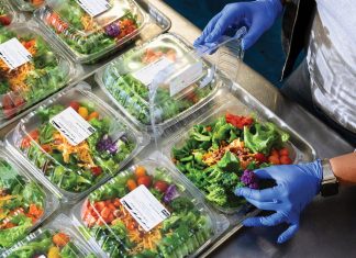 House of Hope Fights the Food Fight Packaged salads grown at Growing Hope Farm in Palm City. Photo courtesy of House of Hope