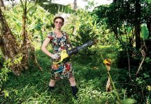 From Plants to Plate with Amanda Pike Permaculture expert Amanda Pike at her food forest in Jupiter. Photo by Steven Martine