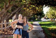 On a Roll with The Blading Babes Talia Schizzano and Chelsea Paine of The Blading Babes. Photo by Steven Martine